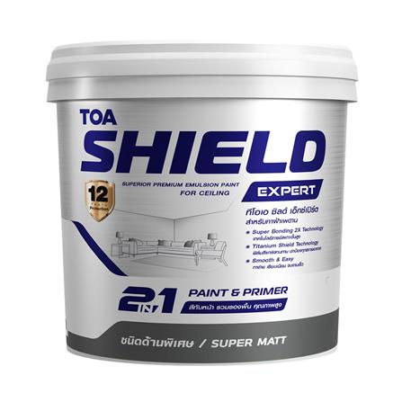 สีน้ำทาฝ้า ชนิดด้านพิเศษ TOA SHIELD EXPERT SUPERIO...