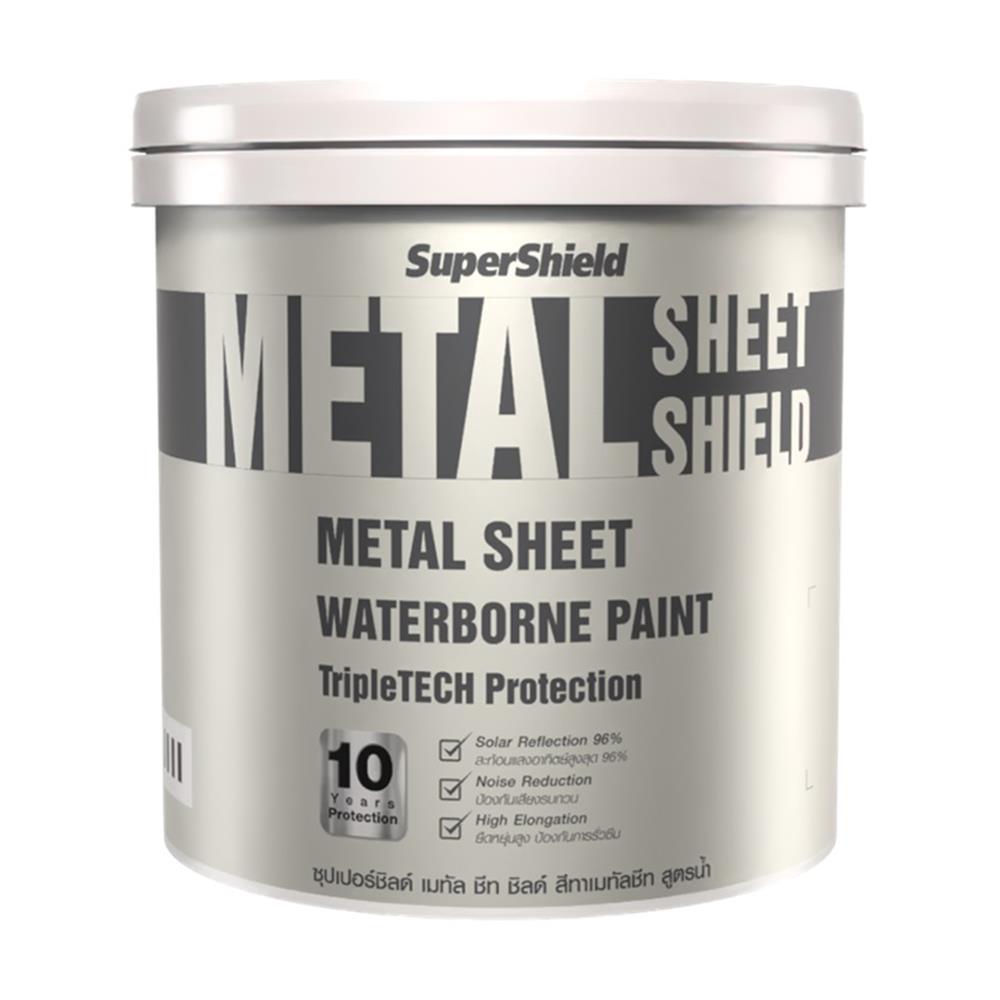 สีน้ำทาหลังคา ชนิดเนียน TOA SUPERSHIELD METAL SHEET MS 200 สีเทา 1 แกลลอน