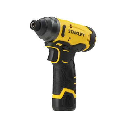 ไขควงกระแทก (พร้อมแบตเตอรี่และแท่นชาร์จ) STANLEY SCI10D2K-B1 12 โวลต์_1