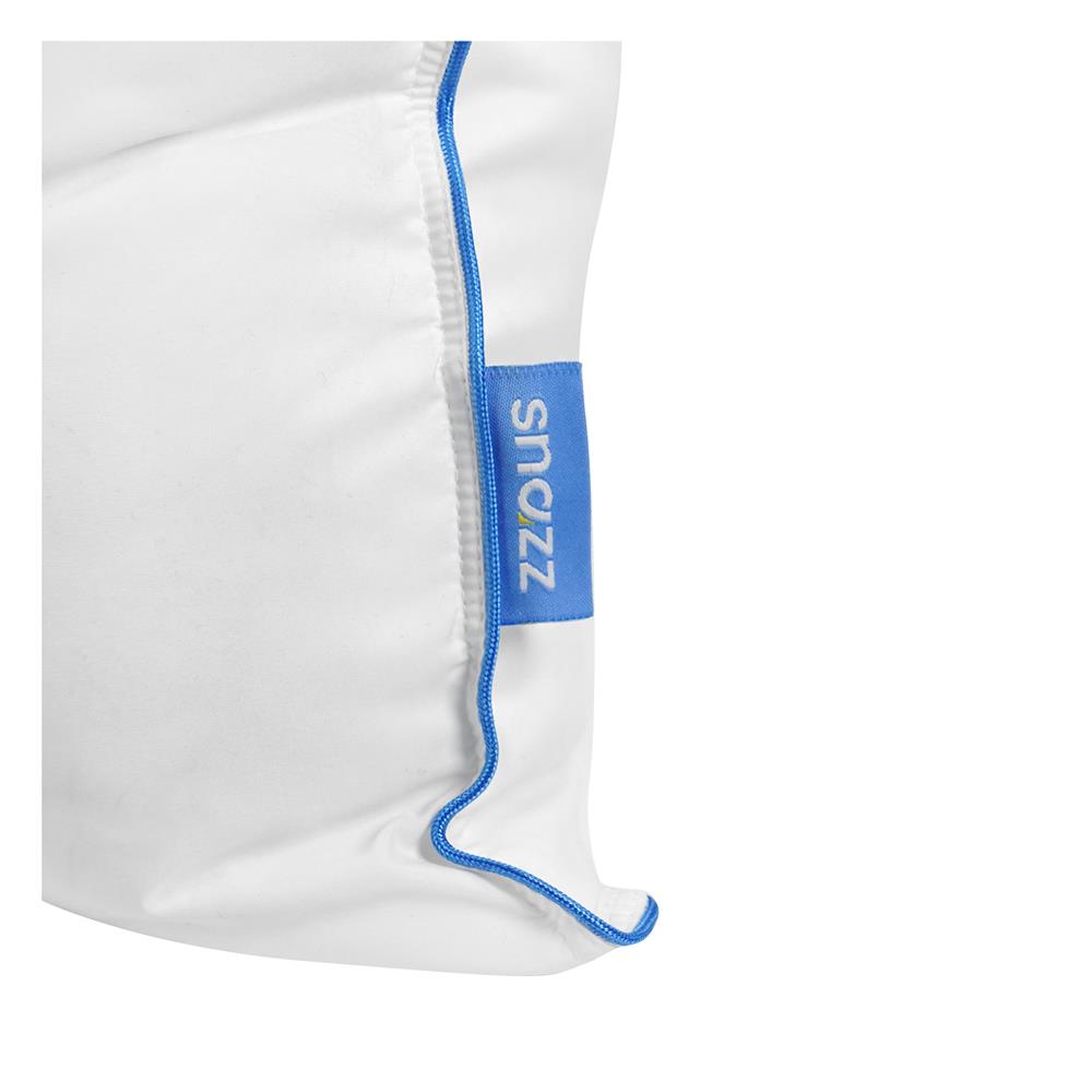 หมอนหนุน ขนห่านเทียม SNAZZ DOWN ALTERNATIVE CLOUDY 19x29 นิ้ว สีขาว