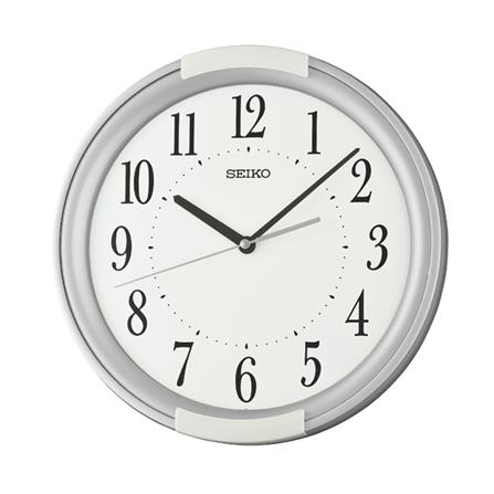 นาฬิกาแขวน SEIKO CLOCKS QXA858S 12.2 นิ้ว สีเงิน_0