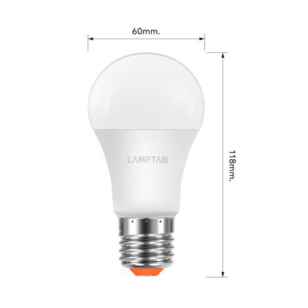 หลอด LED LAMPTAN BULB COLOR SWITCH PREFER 3IN1 12 วัตต์ DAYLIGHT/COOL WHITE/WARM WHITE E27_4
