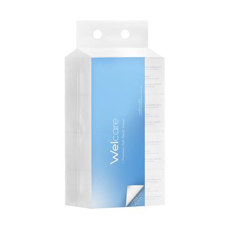 กระดาษเช็ดหน้า WELCARE PREMIUM SOFT FACIAL 390 แผ่น (แพ็ก 4 ชิ้น)_0