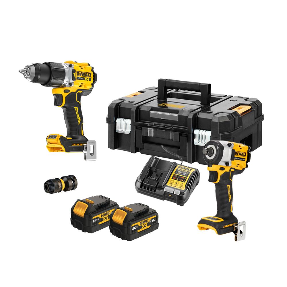 ชุดสว่านกระแทก และบล็อกกระแทกไร้สาย DEWALT DCZ294P2GTA-B1 18V