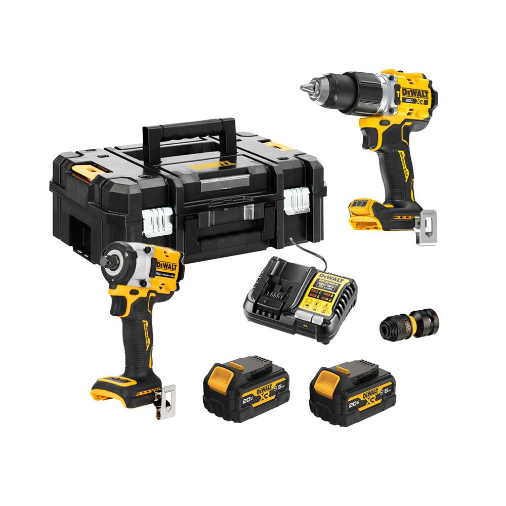 ชุดสว่านกระแทก และบล็อกกระแทกไร้สาย DEWALT DCZ294P2GTA-B1 18V