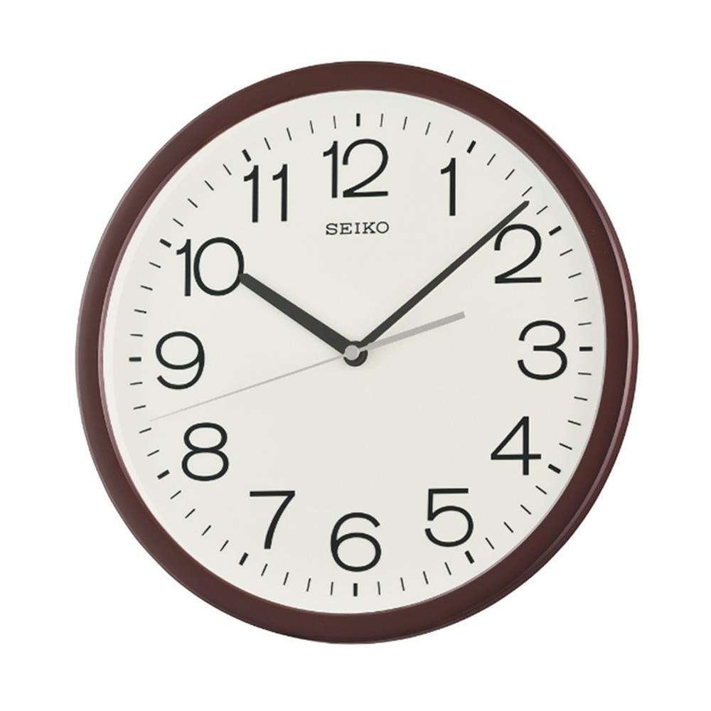 นาฬิกาแขวน SEIKO CLOCKS QXA847B 12.2 นิ้ว สีน้ำตาล