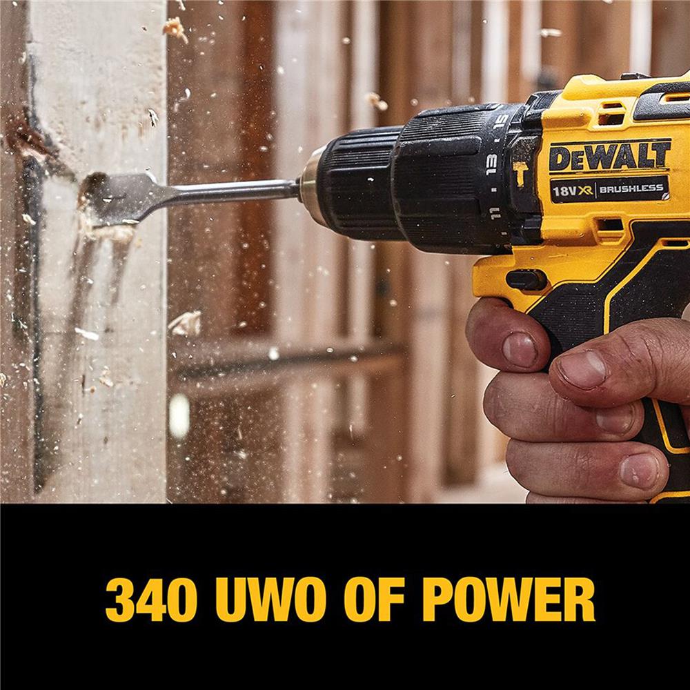 ชุดสว่านกระแทกและไขควงกระแทกไร้สาย (พร้อมแบตเตอรี่และแท่นชาร์จ) DEWALT DCK2214D2TA-B1 18 โวลต์