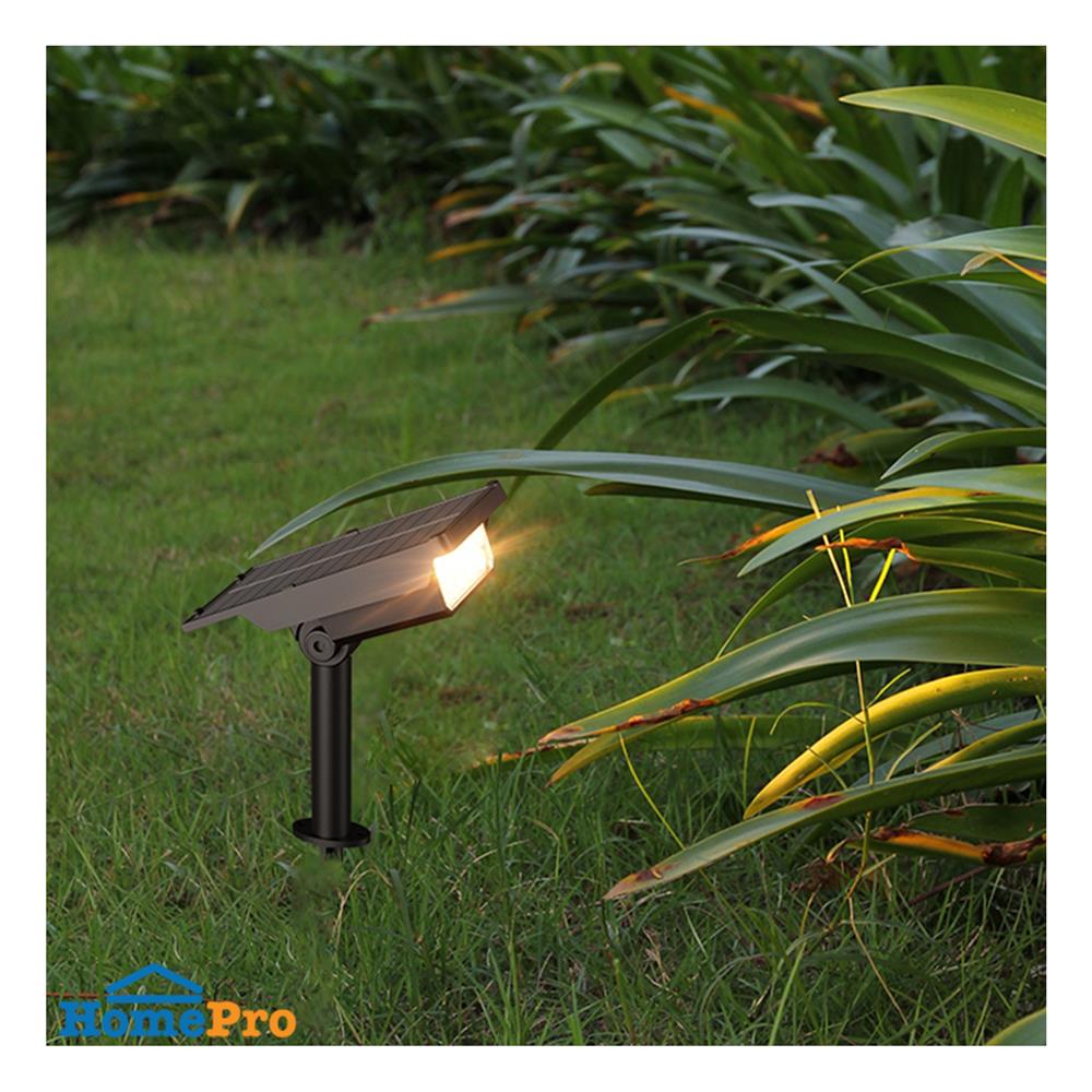 ไฟจัดสวน SOLAR SHINING S-GDN06B 30 วัตต์ WARM WHITE สีดำ