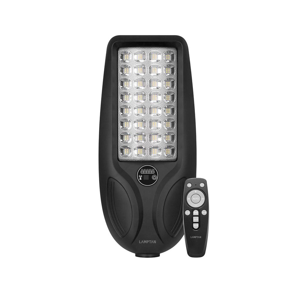 ไฟถนน SOLAR LAMPTAN CURVY 450 วัตต์ DAYLIGHT สีดำ