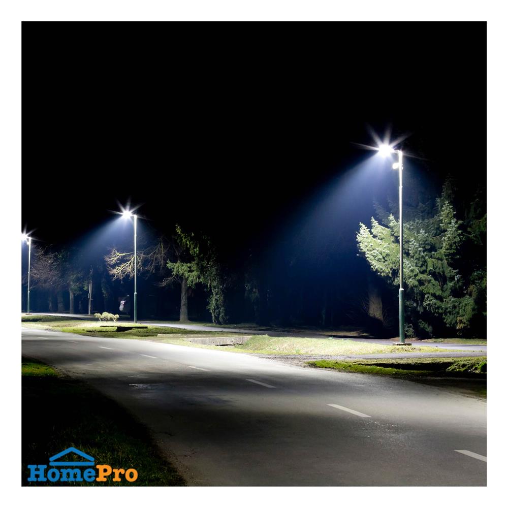 ไฟถนน SOLAR LAMPTAN METRO 500 วัตต์ DAYLIGHT สีดำ