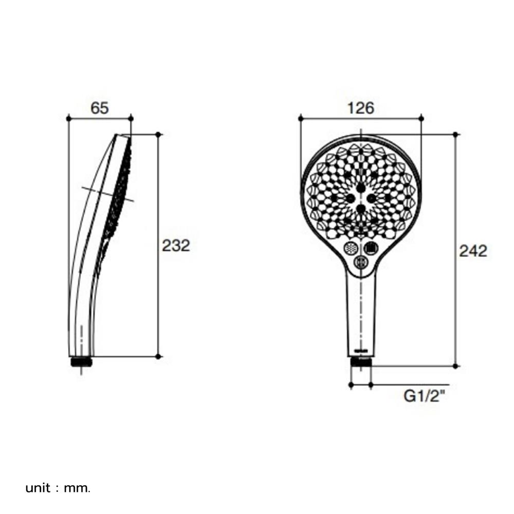 ฝักบัวสายอ่อน KOHLER K-R33407T-CP