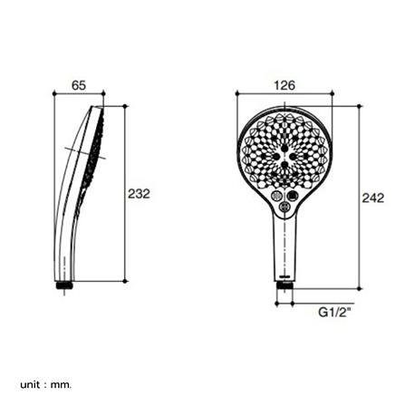 ฝักบัวสายอ่อน KOHLER K-R33407T-CP_2