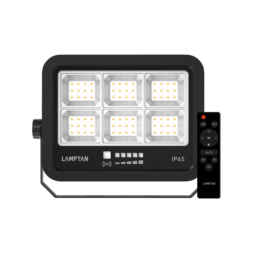 สปอตไลท์ SOLAR LAMPTAN ADVANCE 200 วัตต์ DAYLIGHT สีดำ