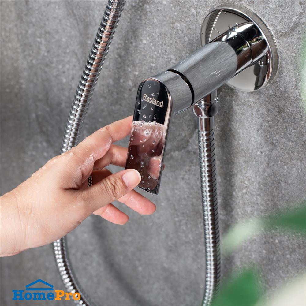 วาล์วฝักบัว RASLAND C311-C55 สีโครม