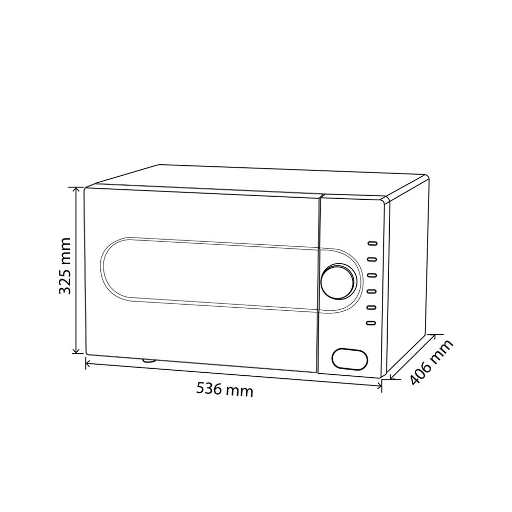 ไมโครเวฟ LUCKY FLAME TMW-823DG 23 ลิตร
