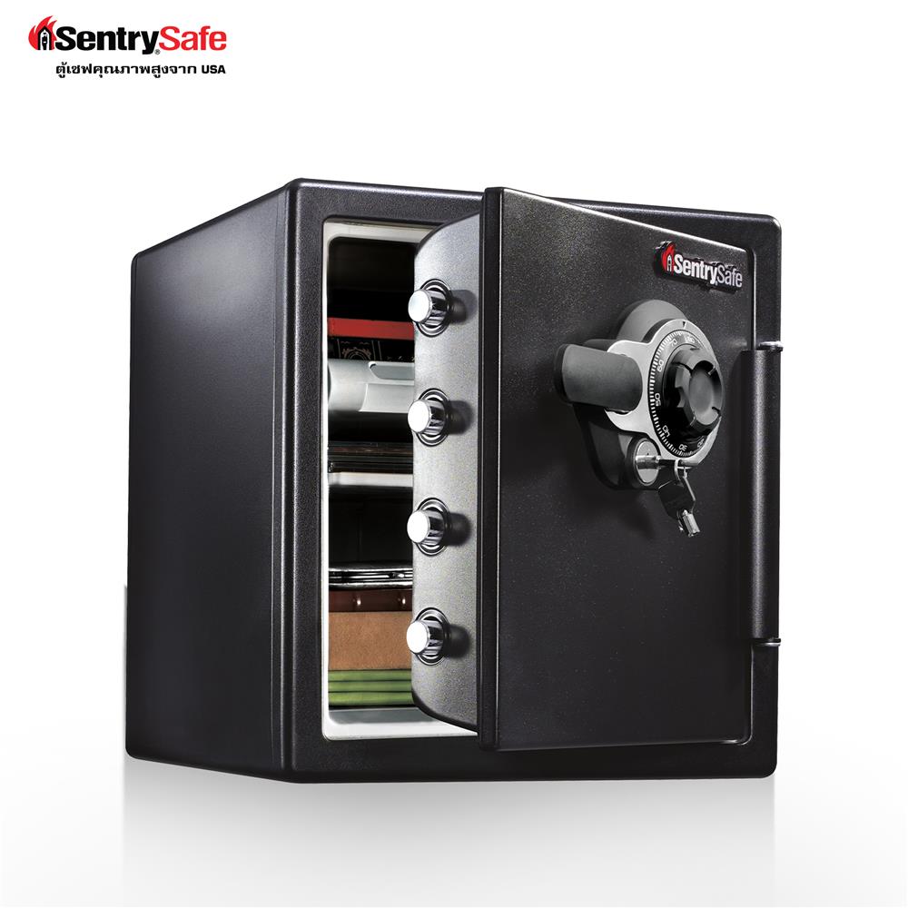ตู้นิรภัยมือหมุน SENTRYSAFE SFW123DTB สีดำ