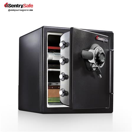 ตู้นิรภัยมือหมุน SENTRYSAFE SFW123DTB สีดำ_1