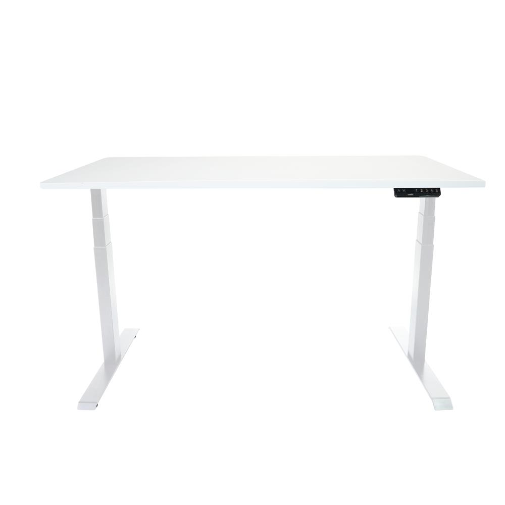 โต๊ะปรับระดับไฟฟ้า BEWELL TBS1-TOP7 120 ซม. สีขาว