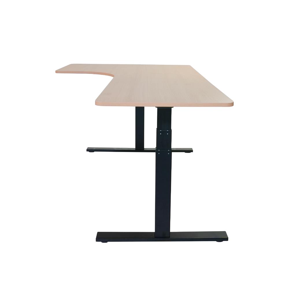 โต๊ะปรับระดับไฟฟ้า BEWELL TBS6-TOP10 160 ซม. สีโอ๊ค/ดำ