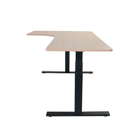 โต๊ะปรับระดับไฟฟ้า BEWELL TBS6-TOP10 160 ซม. สีโอ๊ค/ดำ_3