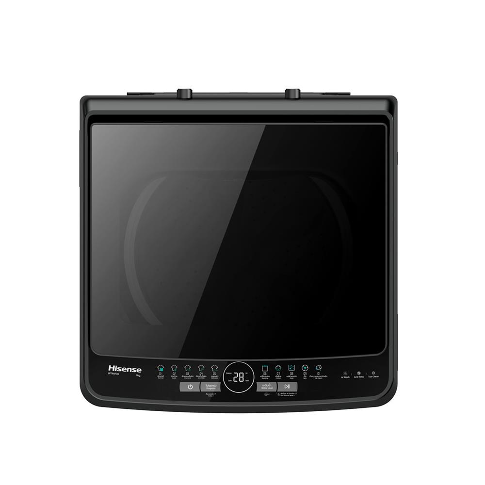 เครื่องซักผ้าฝาบน HISENSE WT90F30 9 กก. สีดำ