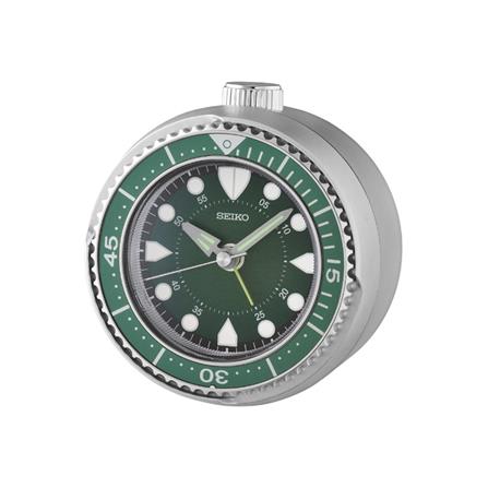 นาฬิกาปลุก SEIKO CLOCKS QHE207A 4x3.8 นิ้ว สีเงิน