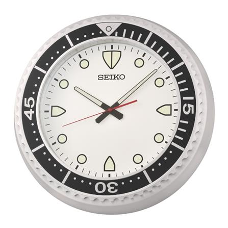 นาฬิกาแขวน SEIKO CLOCKS QXA849A 17.6 นิ้ว สีเงิน_0