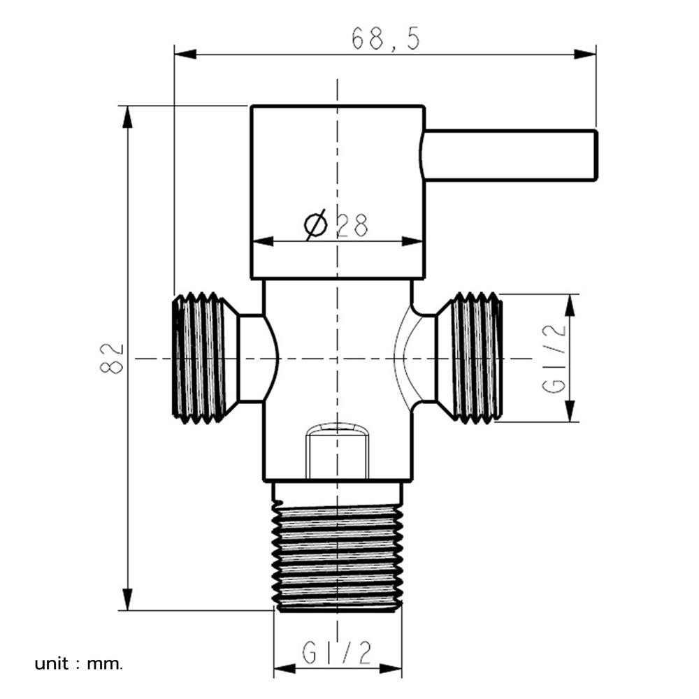 สต๊อปวาล์ว 2 ทาง MOYA MY-022
