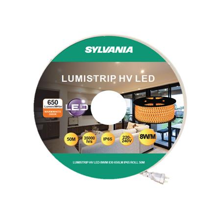 ไฟเส้น LED SYLVANIA LUMISTRIP HV LED 8 วัตต์/เมตร WARM WHITE 50 เมตร_5