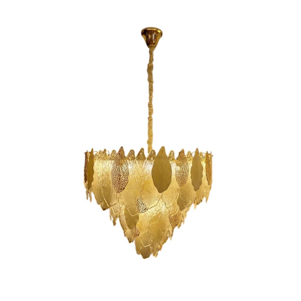 ไฟช่อ L&E 01-03161 สีทอง/ใส 8 หัว