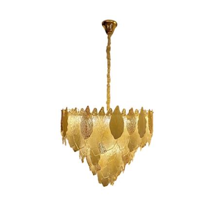 ไฟช่อ L&E 01-03161 สีทอง/ใส 8 หัว_0