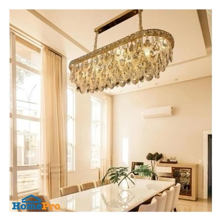 ไฟช่อ L&E 01-03158 สีทอง/ใส 12 หัว_1