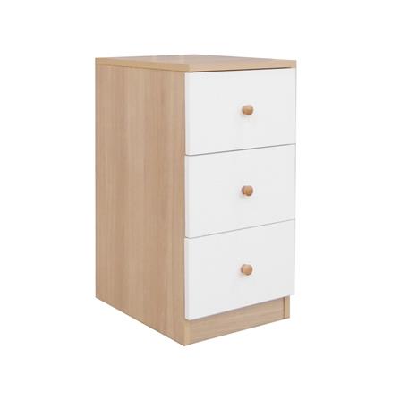 ตู้ลิ้นชัก 3 ลิ้นชัก FURDINI MINIE 30 ซม. สีไม้/ขาว_2