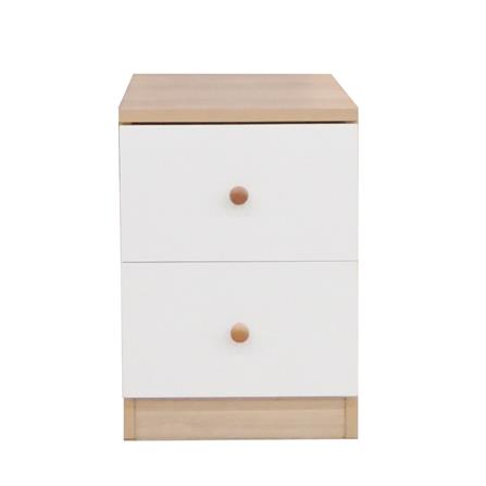 ตู้ลิ้นชัก 2 ลิ้นชัก FURDINI MINIE 30 ซม. สีไม้/ขาว_1