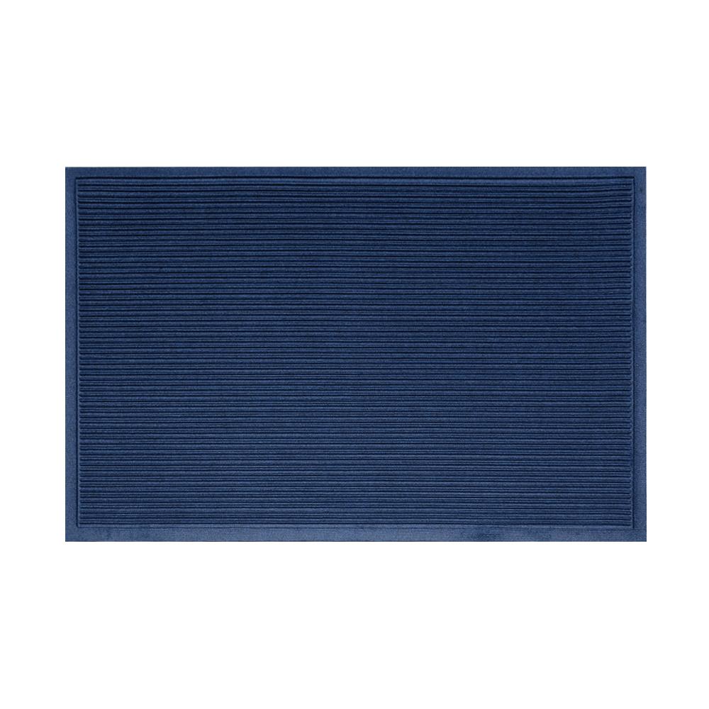 พรมเช็ดเท้าดักฝุ่น KLEEN-TEX STRIPE 90x115 ซม. สี NAVY