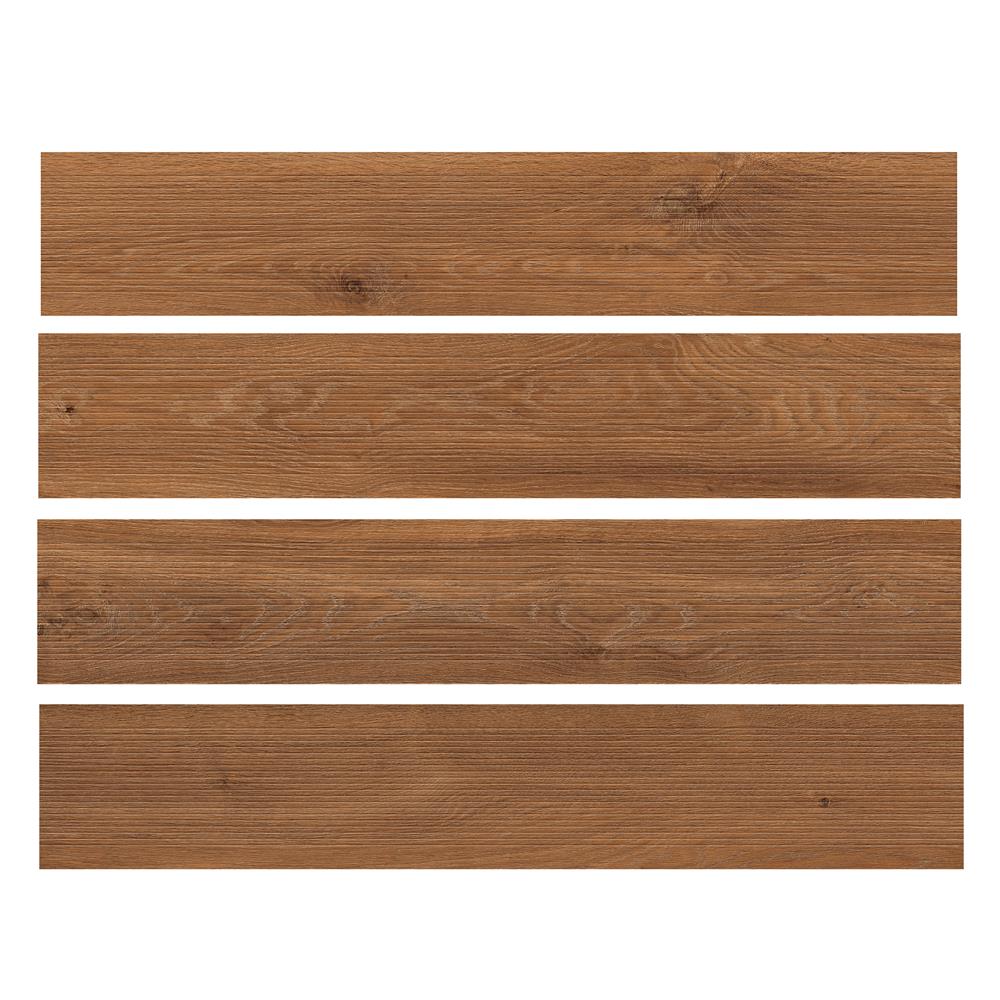 กระเบื้องพื้นพอร์ซเลน 20x120 ซม. TARA เลโอนาร์โด น้ำตาลเข้ม A 0.96 ตร.ม.