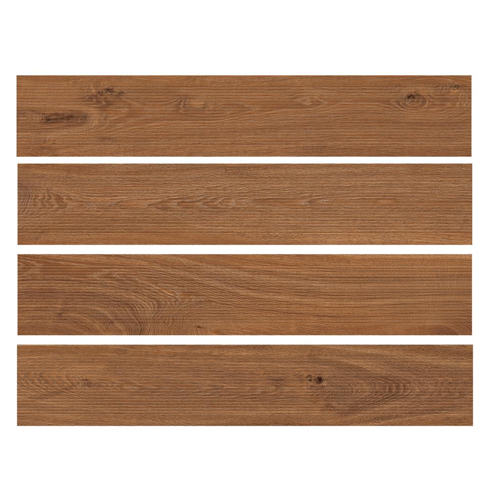 กระเบื้องพื้นพอร์ซเลน 20x120 ซม. TARA เลโอนาร์โด น้ำตาลเข้ม A 0.96 ตร.ม.