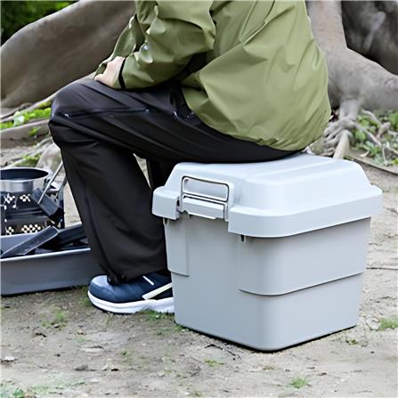 กล่องเครื่องมือ DIY TRUSCO GYC-30 30 ลิตร สีเทา_2