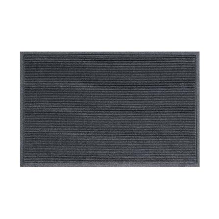 พรมเช็ดเท้าดักฝุ่น KLEEN-TEX STRIPE 90x115 ซม. สีเทาเข้ม_0