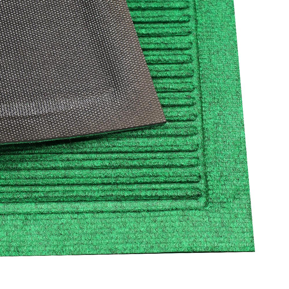 พรมเช็ดเท้าดักฝุ่น KLEEN-TEX STRIPE 90x115 ซม. สีเขียว