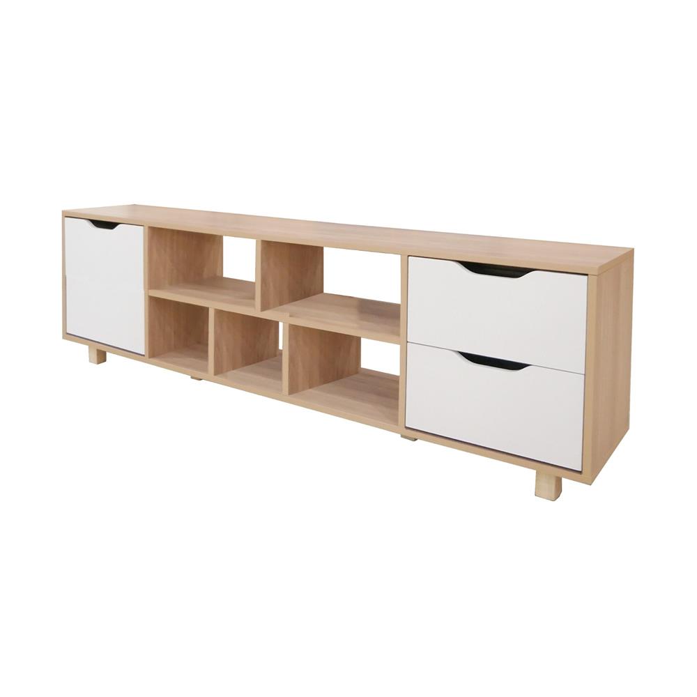 ตู้วางทีวี FURDINI MINIE 160 ซม. สีไม้/ขาว