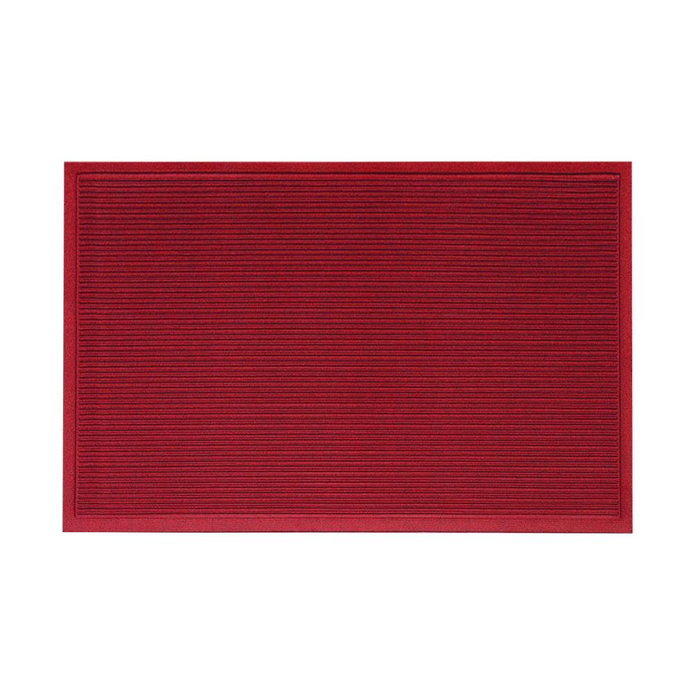 พรมเช็ดเท้าดักฝุ่น KLEEN-TEX STRIPE 90x115 ซม. สีแดง