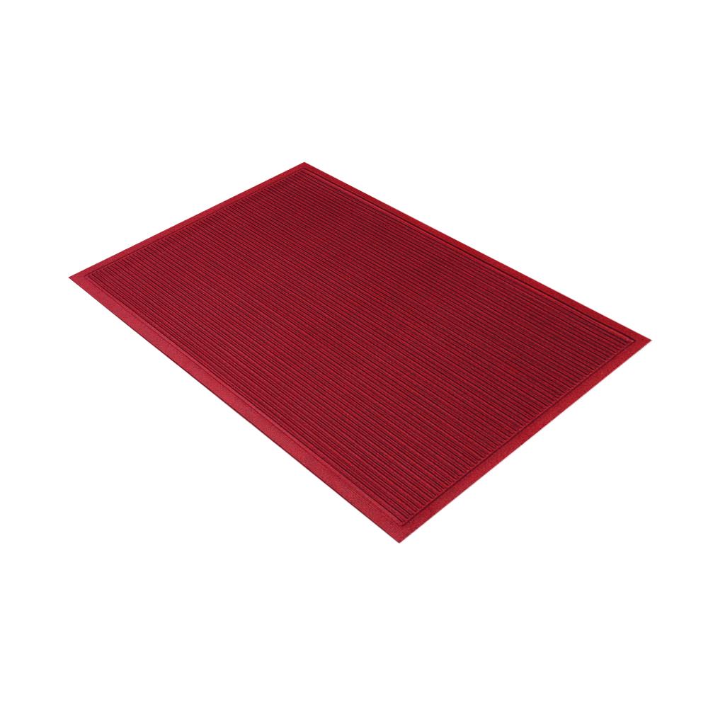 พรมเช็ดเท้าดักฝุ่น KLEEN-TEX STRIPE 90x115 ซม. สีแดง