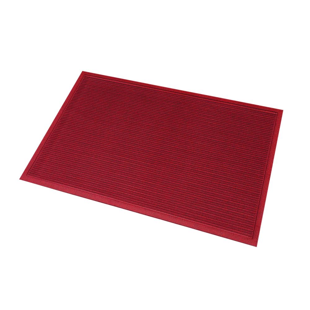 พรมเช็ดเท้าดักฝุ่น KLEEN-TEX STRIPE 90x145 ซม. สีแดง