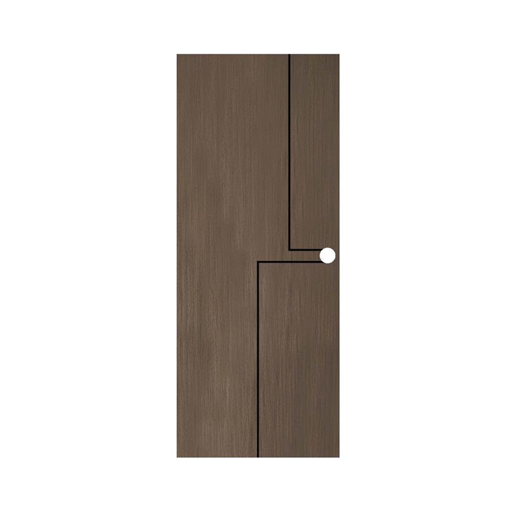 ประตูภายใน UPVC เจาะลูกบิด MODERNWOOD LMWNR15 80x200 ซม. สีโอ๊ค