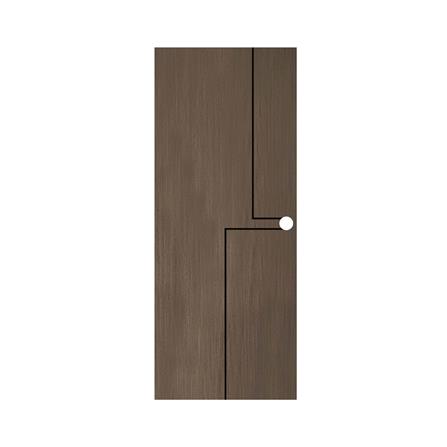 ประตูภายใน UPVC เจาะลูกบิด MODERNWOOD LMWNR15 80x200 ซม. สีโอ๊ค_0