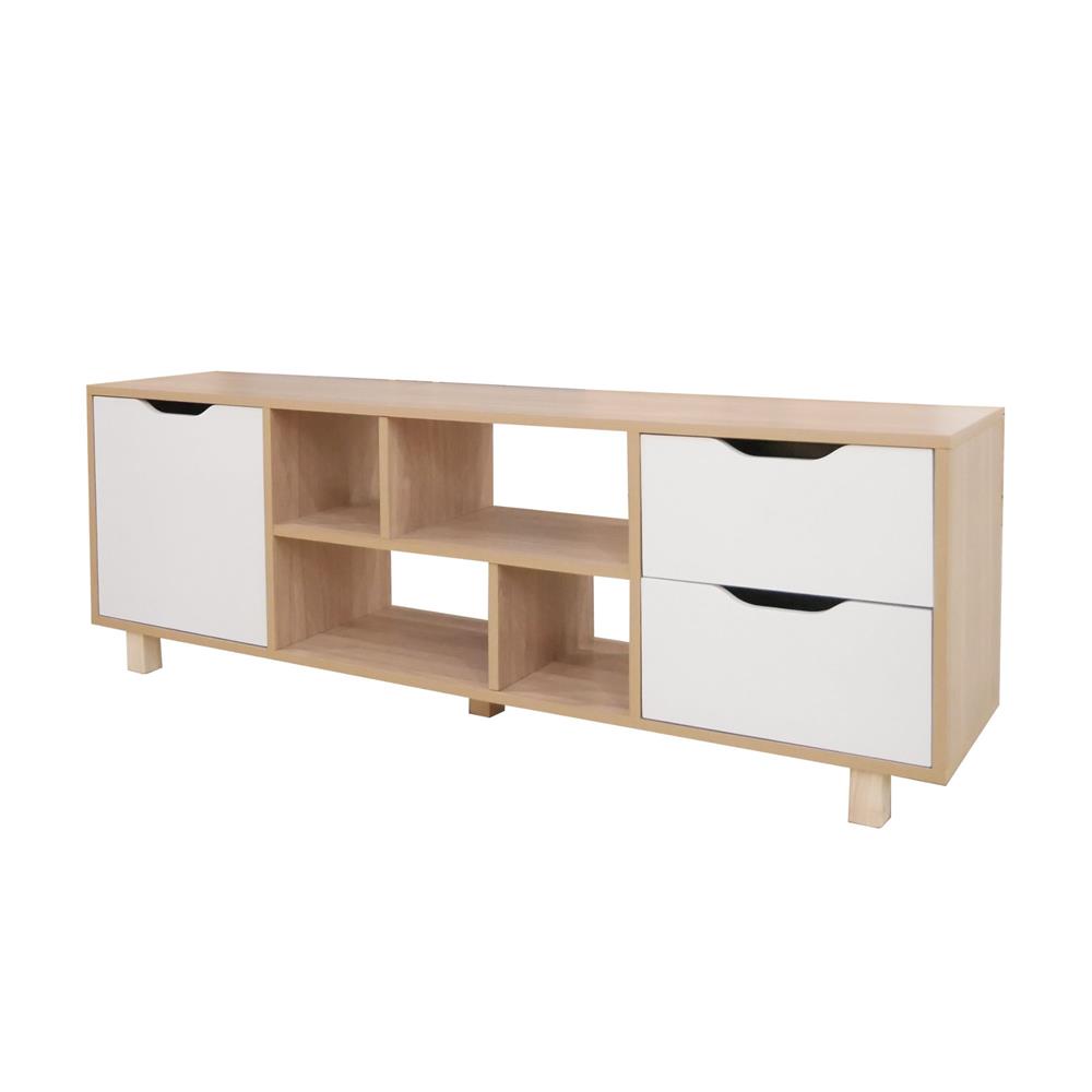 ตู้วางทีวี FURDINI MINIE 140 ซม. สีไม้/ขาว