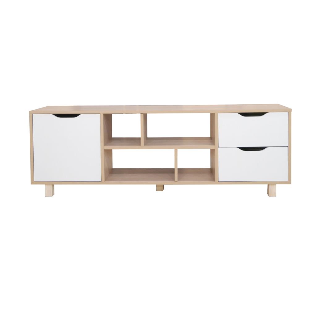 ตู้วางทีวี FURDINI MINIE 140 ซม. สีไม้/ขาว