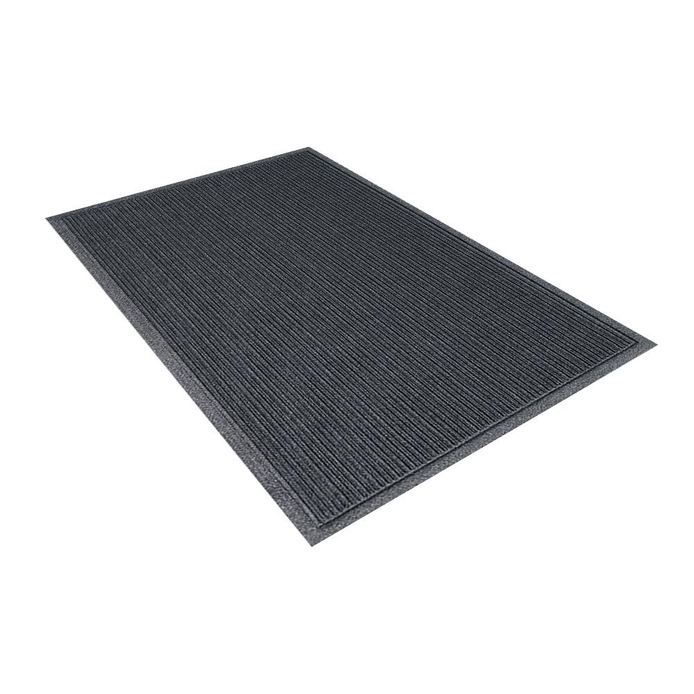 พรมเช็ดเท้าดักฝุ่น KLEEN-TEX STRIPE 60x90 ซม. สีเทาเข้ม