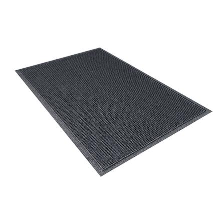 พรมเช็ดเท้าดักฝุ่น KLEEN-TEX STRIPE 45x75 ซม. สีเทาเข้ม_3